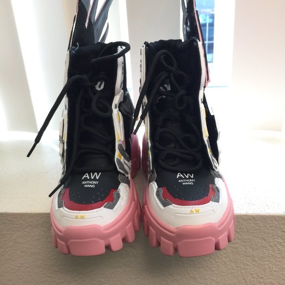 PRE LOVED - SOURSOP 04 Destiny Pink Platform Sneakers PNK/8 - SH286 - Picture 2 of 12